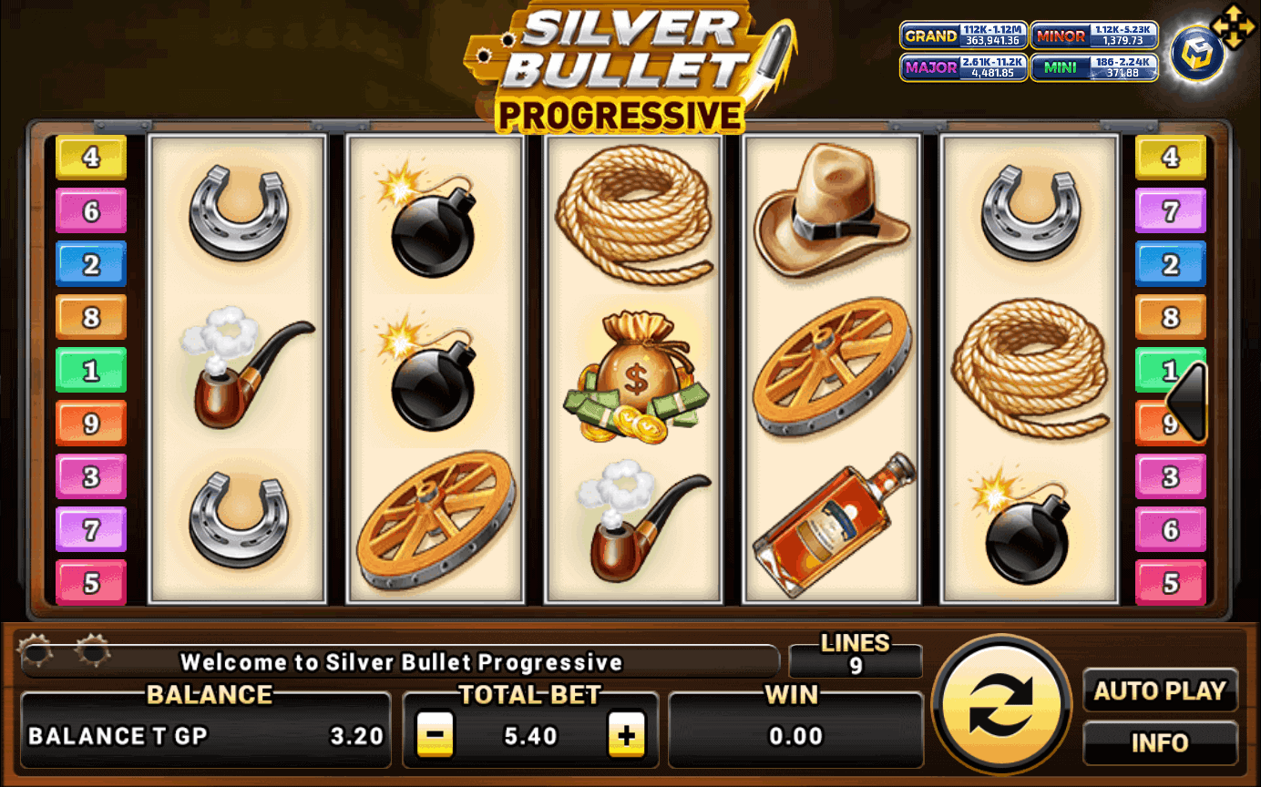 SilverBullet Progressive SlotXO Game