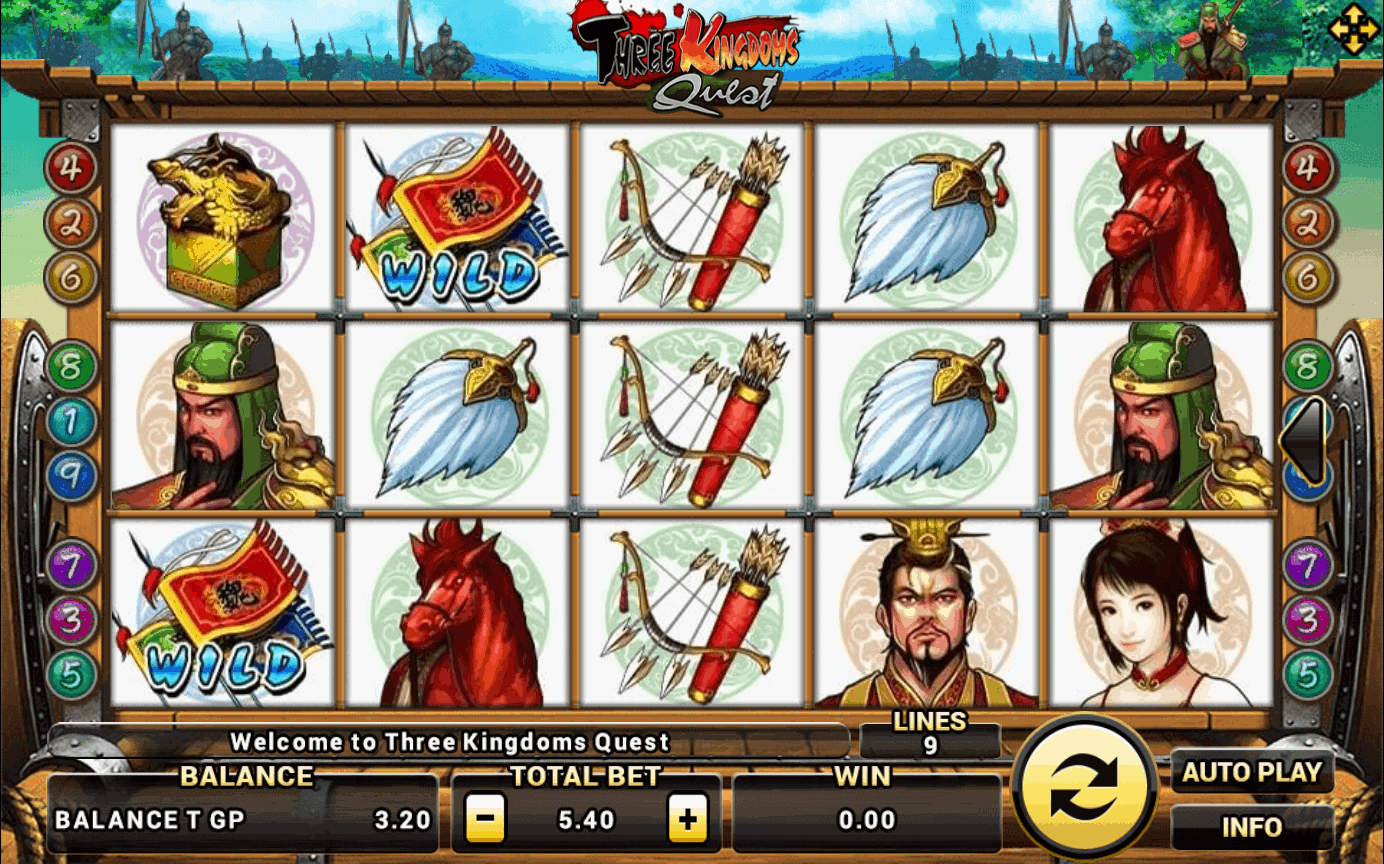 Three Kingdoms Quest SlotXO Game