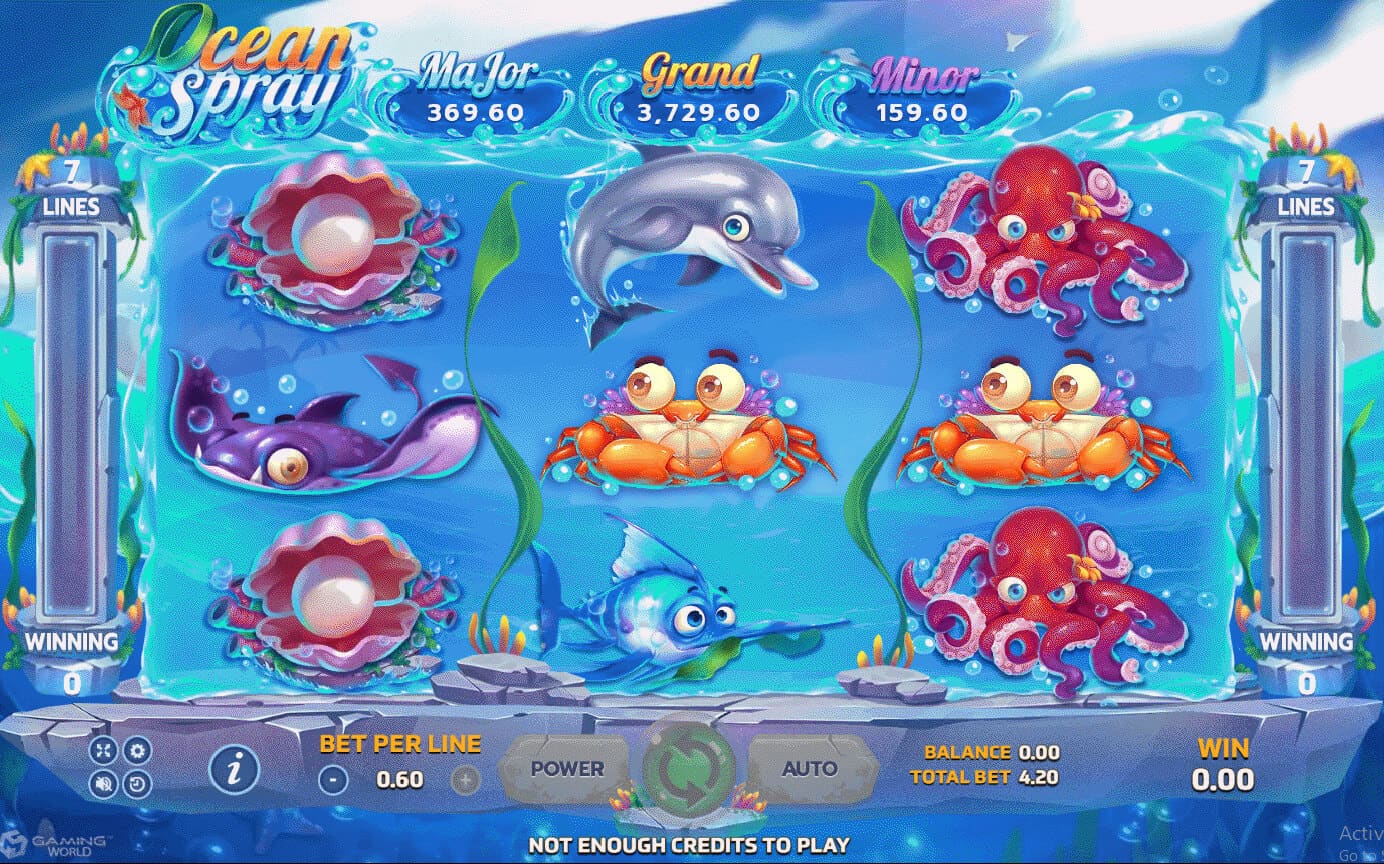 OceanSpray Game XOSlot