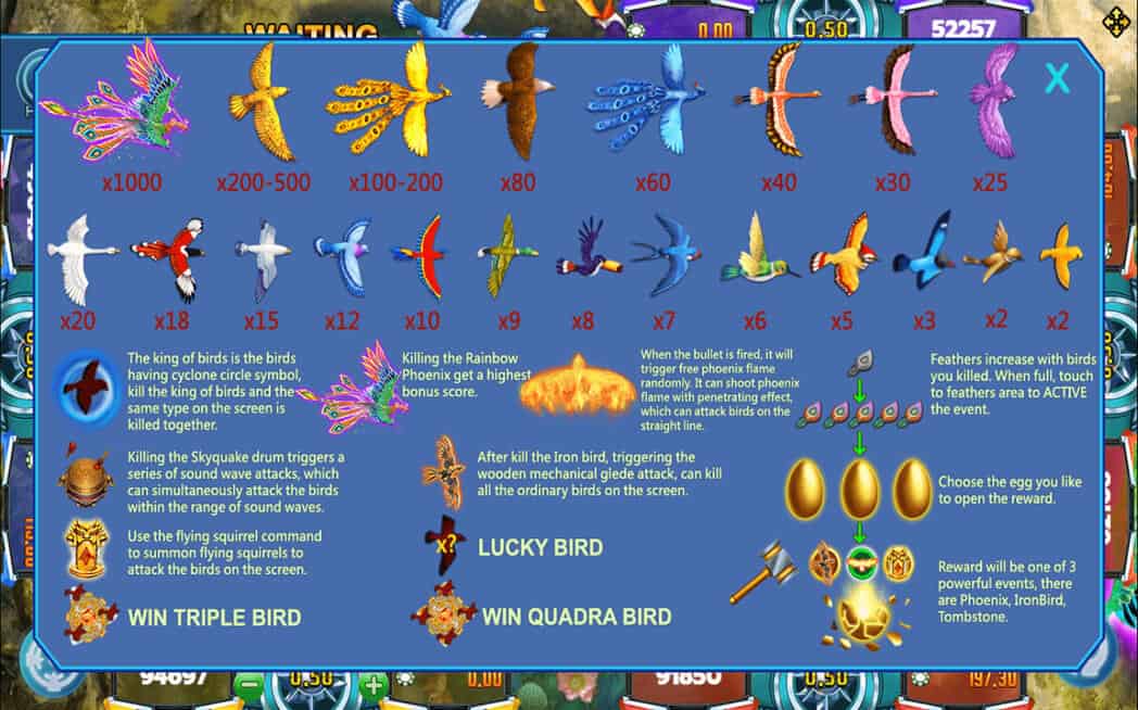 Bird Paradise Info XOSlot slotxo ยอดนิยม