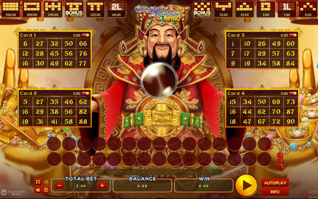 Caishen Riches Bingo Game XOSlot เว็บ สล็อต xo