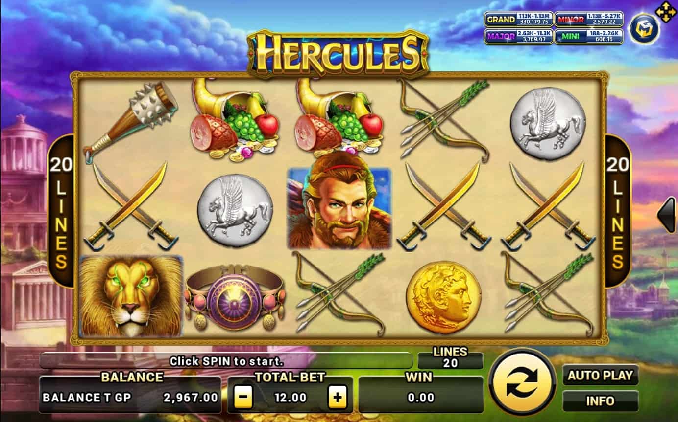 Hercules Game XOSlot และ slotxo ฟรีเครดิต