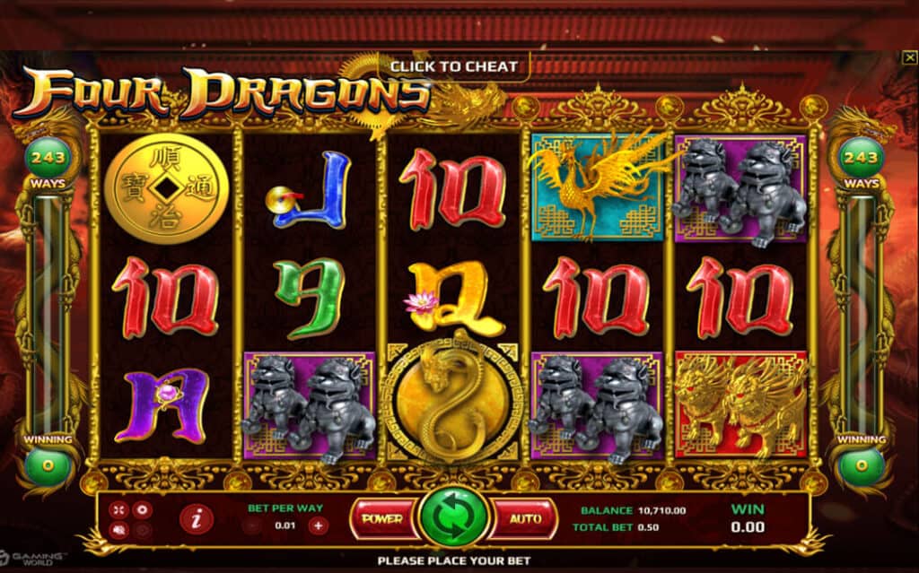 เกมสล็อต Slotxo - Four Dragons