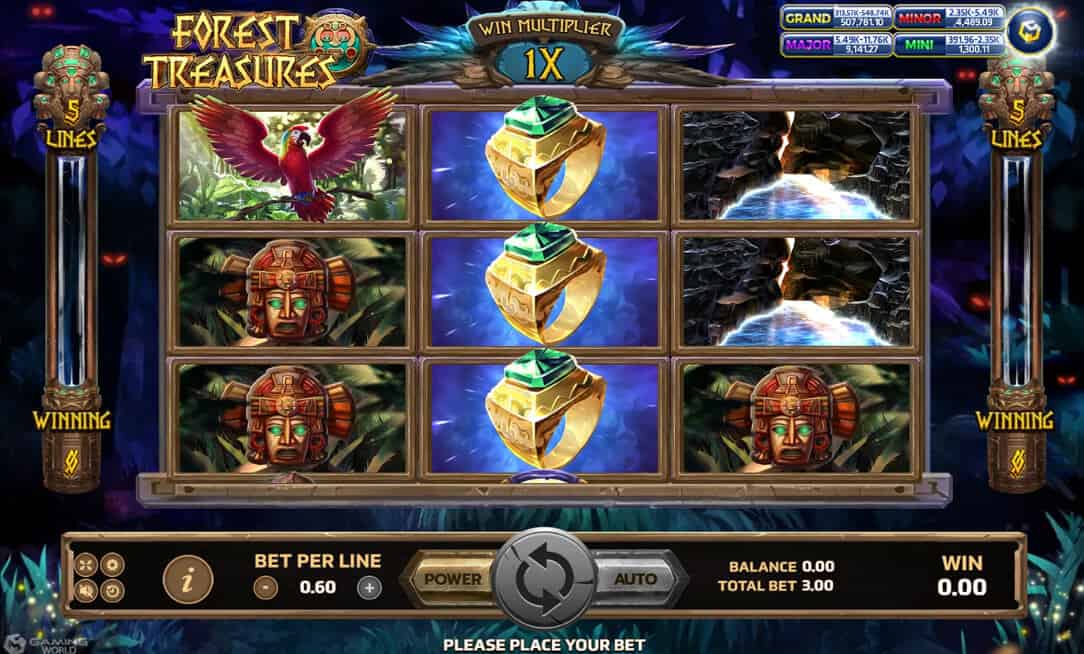 Forest Treasure Game XOSlot slotxo ฝาก 50 ฟรี 50