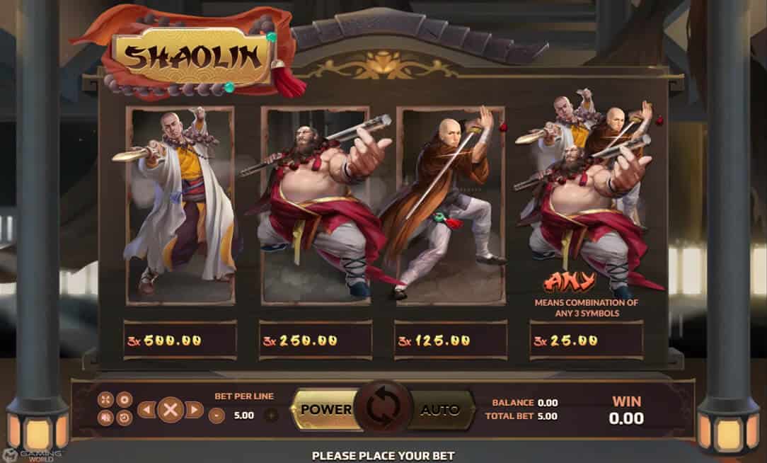 Shaolin Info XOSlot slotxo download