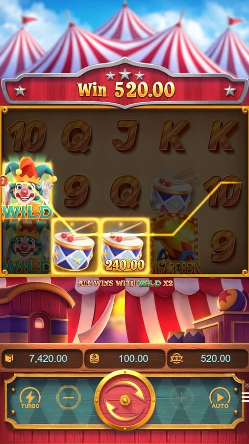 Circus Delight PG168 Slot