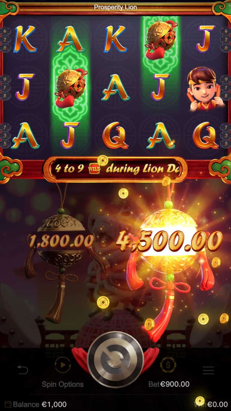 Prosperity Lion PG slot ฝาก ถอน ไม่มีขั้นต่ำ