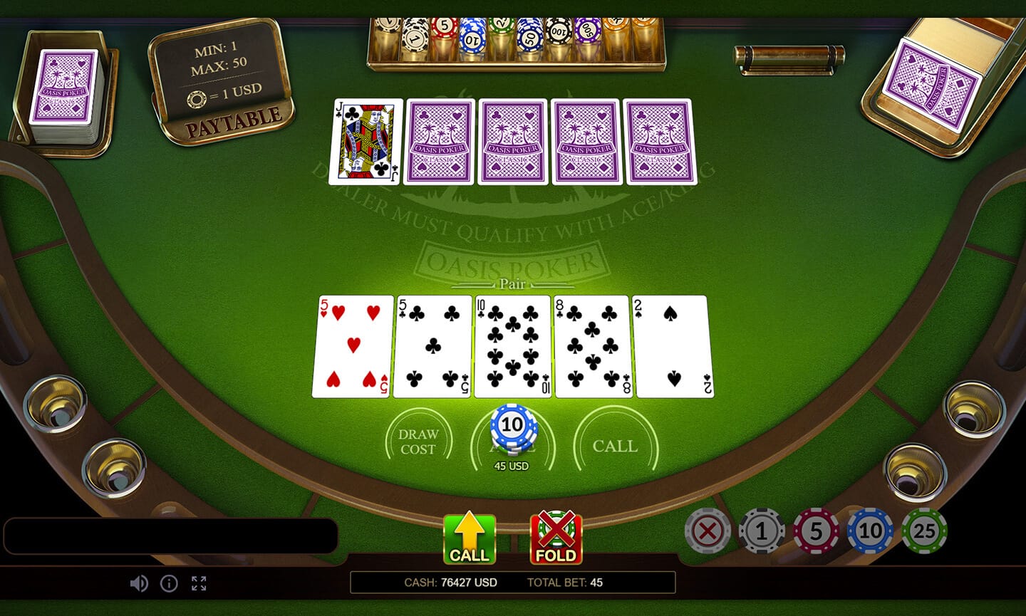 OASIS POKER CLASSIC สล็อต XO สล็อตค่าย evoplay slotxo 311