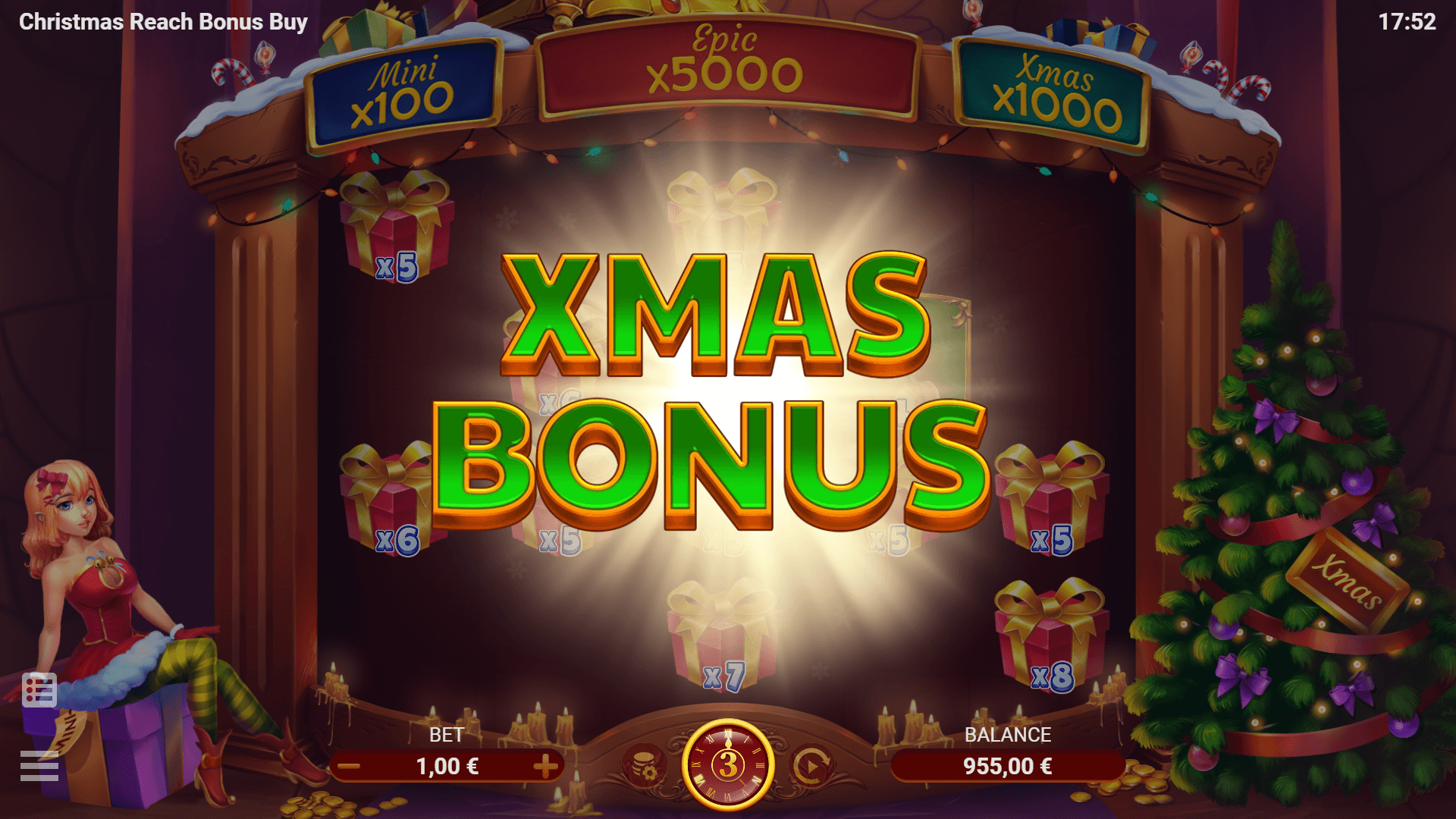 CHRISTMAS REACH BONUS BUY สล็อตค่าย evoplay slotxo login