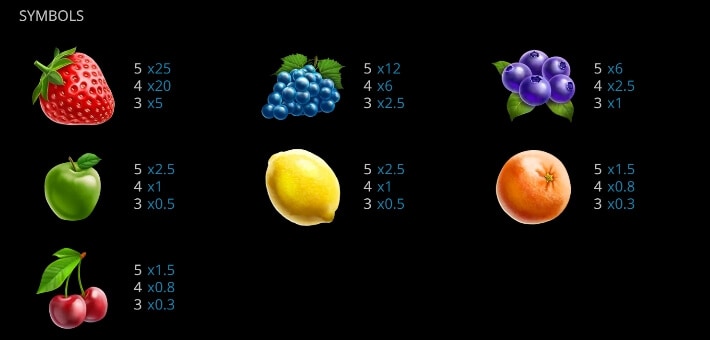 FRUIT BURST  สล็อต XO สล็อตค่าย evoplay slotxo joker