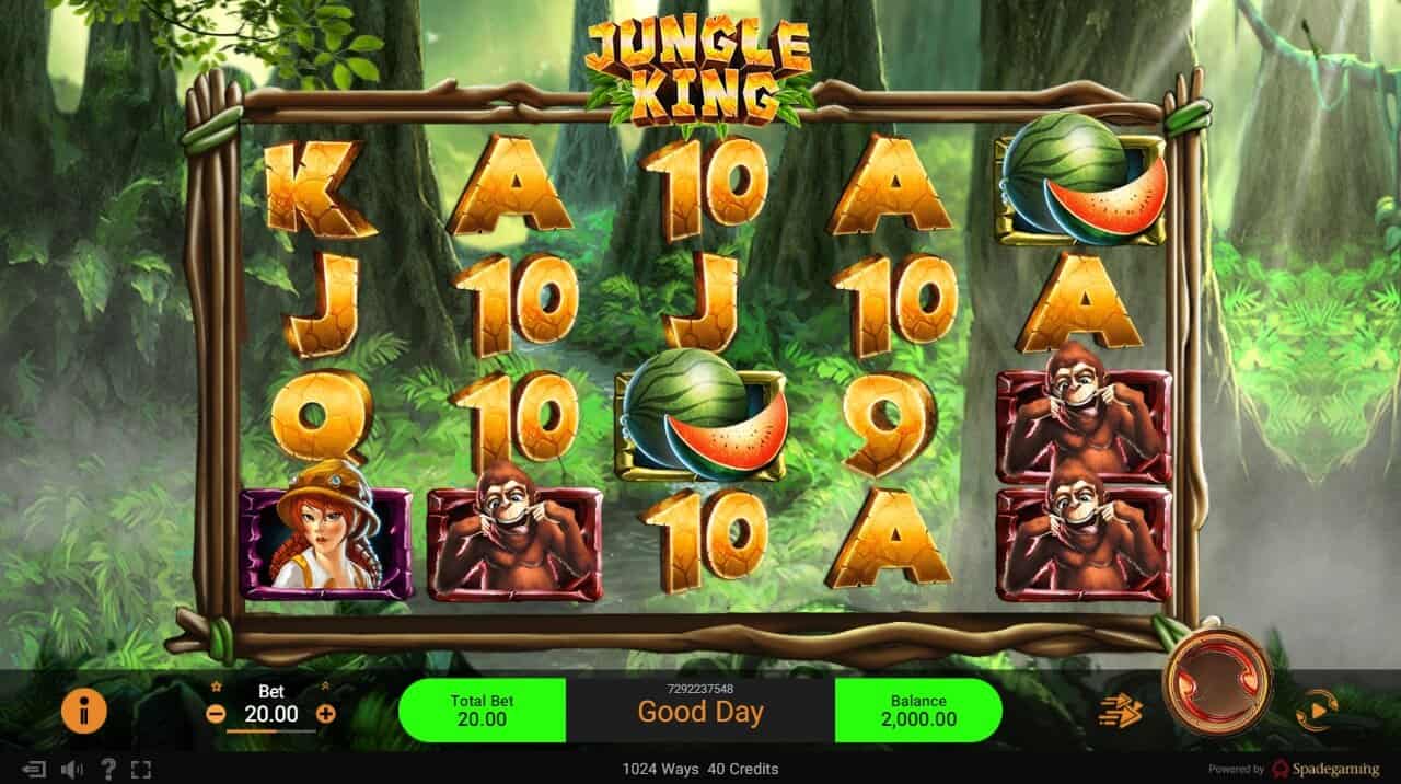 JUNGLE KING สล็อตค่าย Spadegaming จาก Slotxo สล็อต xo