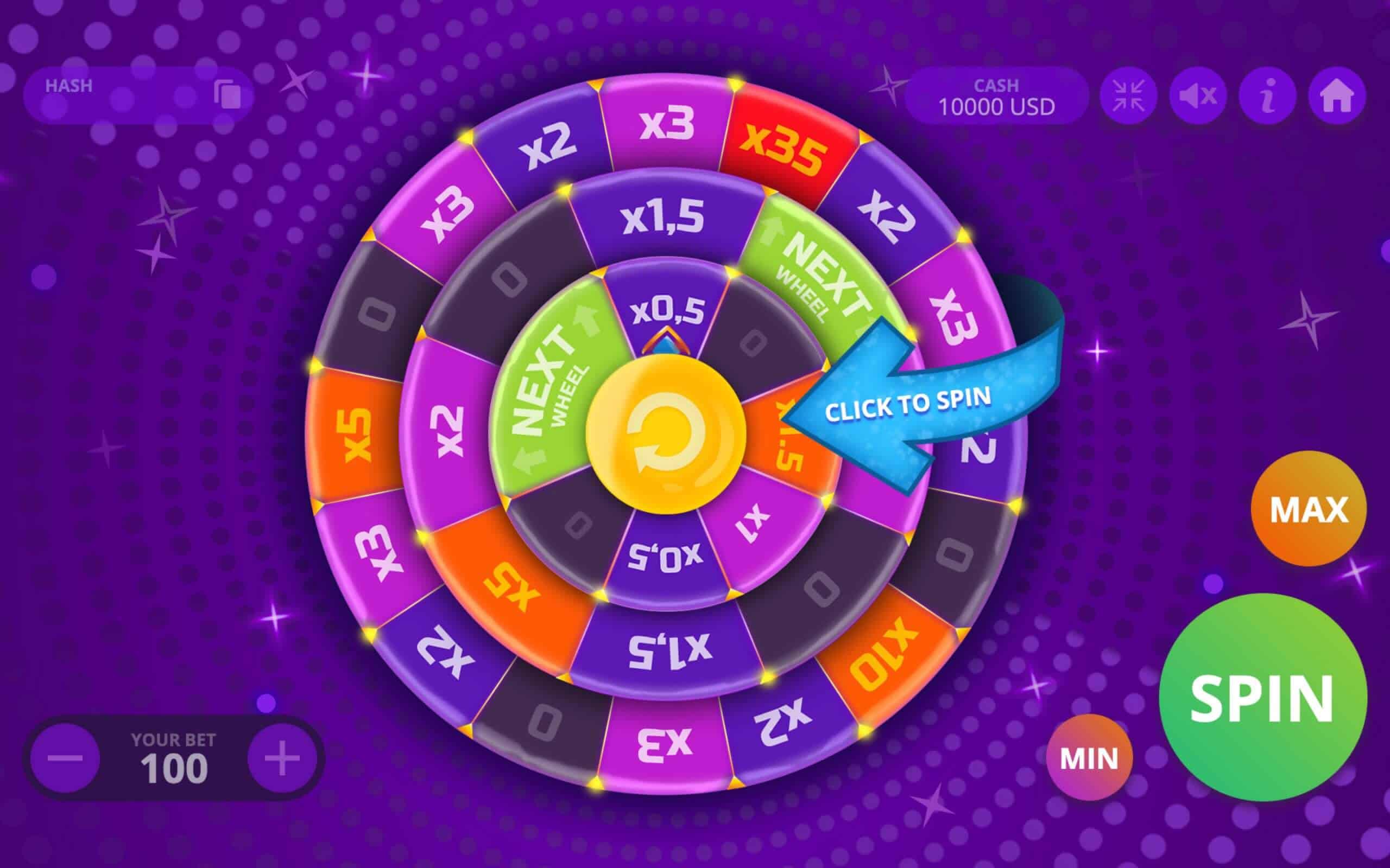 MAGIC WHEEL สล็อต XO สล็อตค่าย evoplay god slotxo