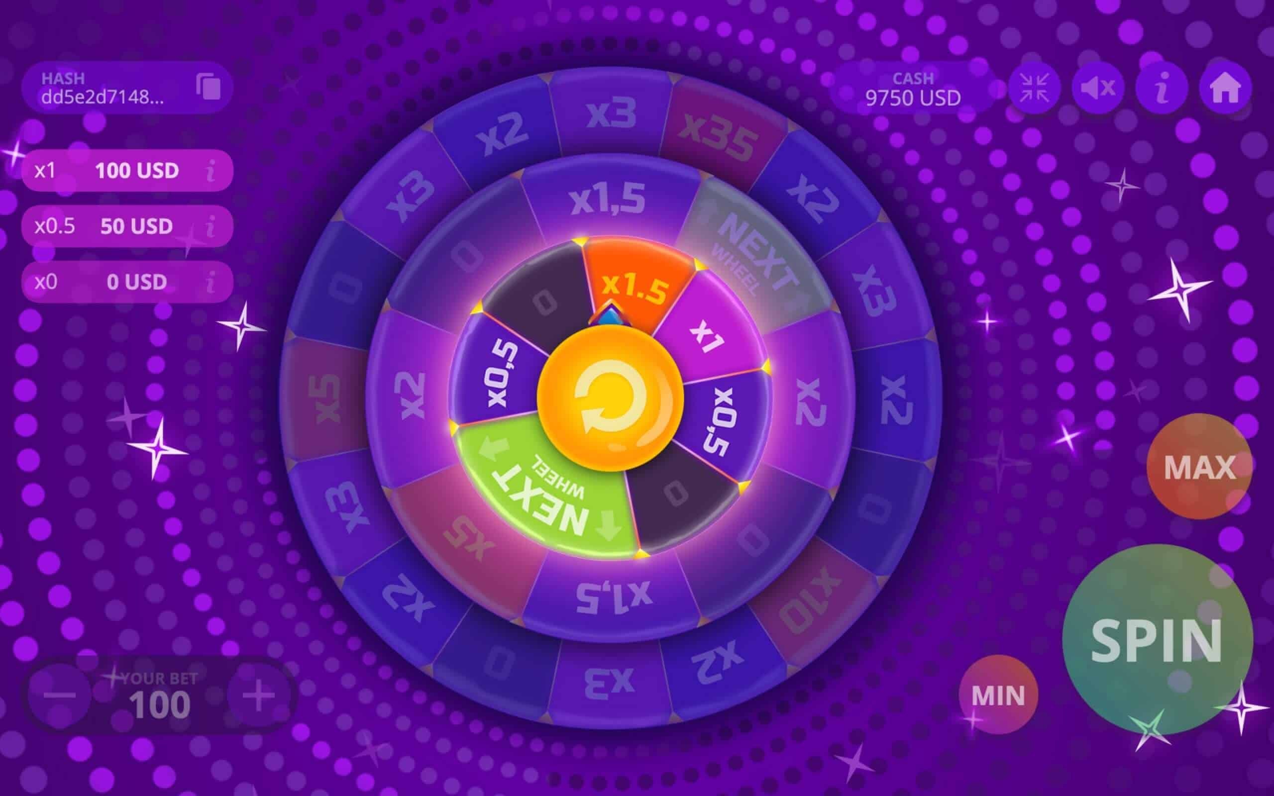 MAGIC WHEEL สล็อต XO สล็อตค่าย evoplay slotxo 444