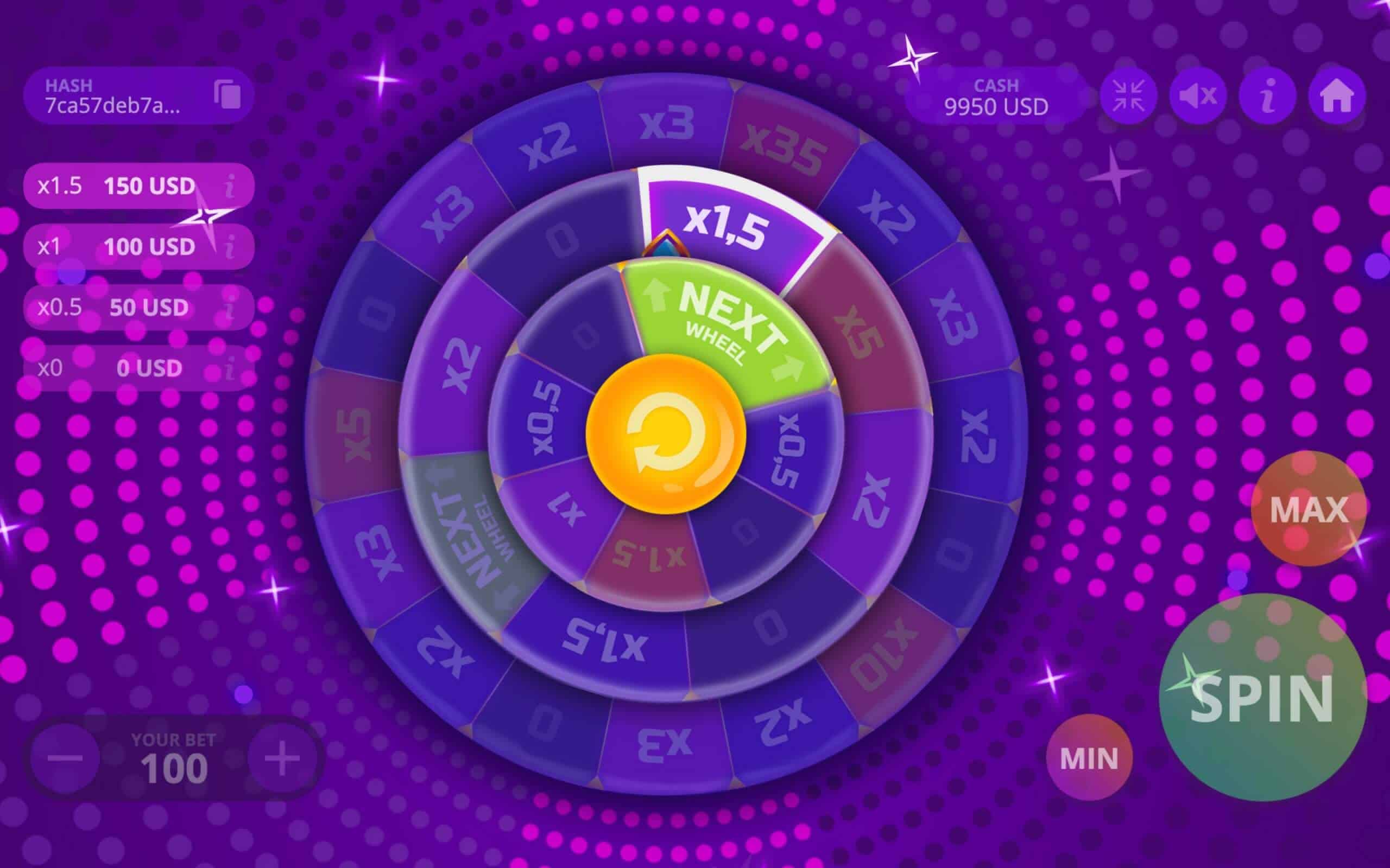 MAGIC WHEEL สล็อต XO สล็อตค่าย evoplay mobile slotxo