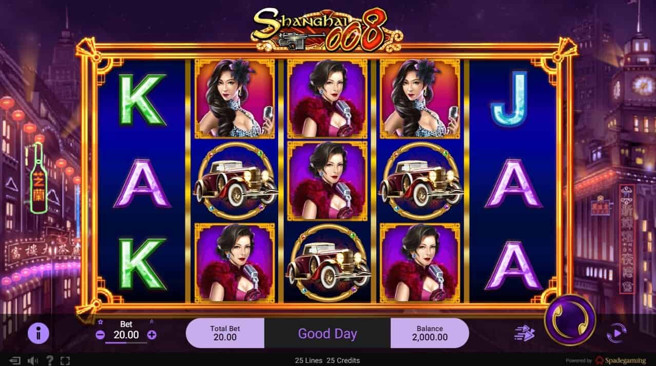 SHANGHAI 008 ล็อตค่าย Spadegaming จาก Slotxo สล็อต xo