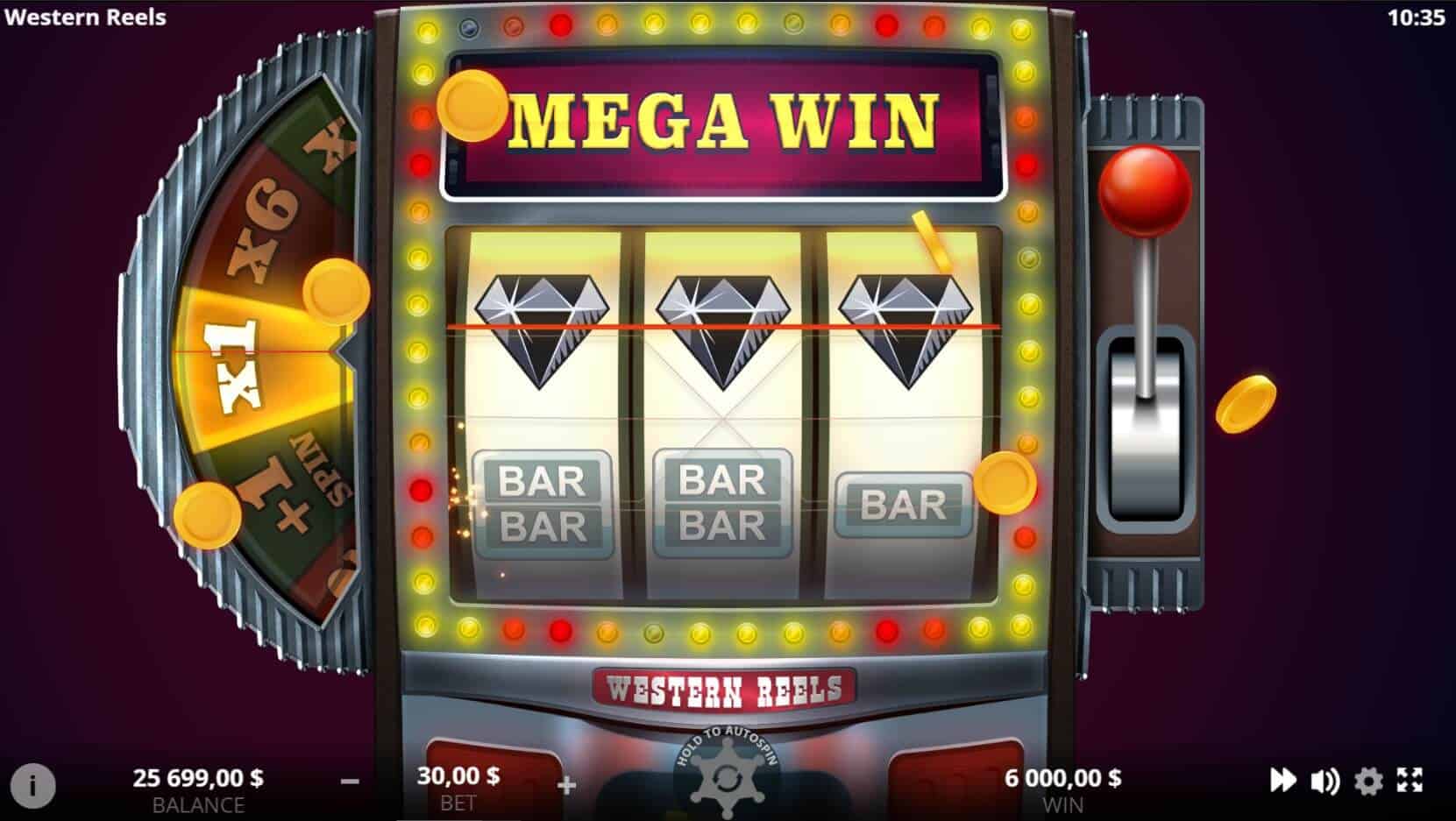 WESTERN REELS  สล็อต XO สล็อตค่าย evoplay slot slotxo