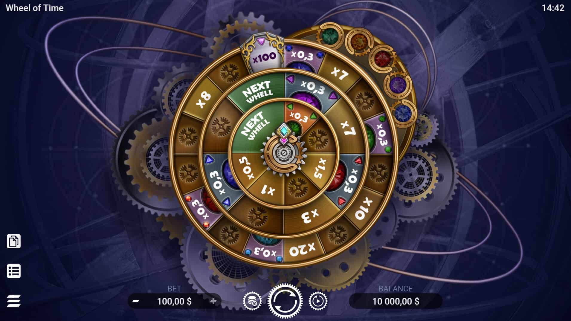 WHEEL OF TIME สล็อต XO สล็อตค่าย evoplay slot slotxo