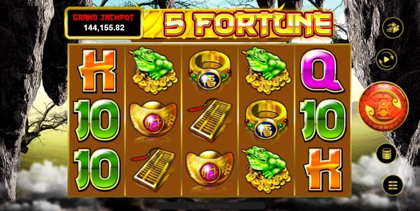 5 FORTUNE สล็อตค่าย Spadegaming จาก Slotxo สล็อต xo