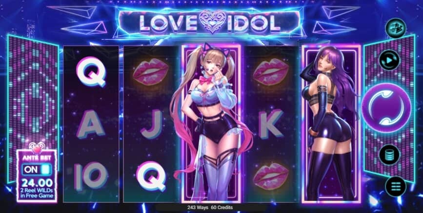 LOVE IDOL สล็อตค่าย Spadegaming จาก Slotxo สล็อต xo