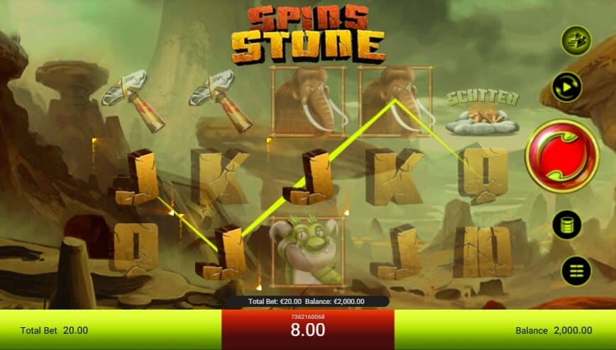 SPINS STONE สล็อตค่าย Spadegaming จาก Slotxo สล็อต xo