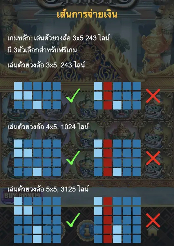 Yak Thai เกมสล็อต Gamatron จาก สล็อต PG โดย สล็อต xo slotxo โปรโมชั่น slotxo