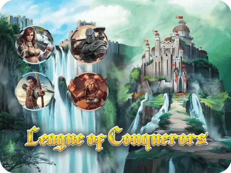 League of Conquerors เกมสล็อต Gamatron จาก สล็อต PG โดย สล็อต xo slotxo slotxo เติม true wallet