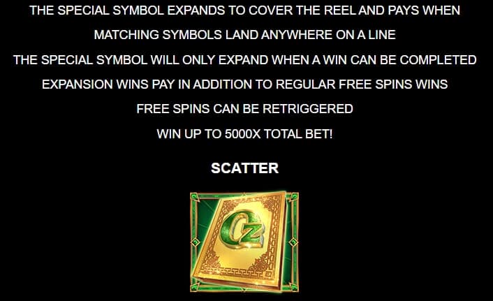 Book of Oz Lock ‘N Spin สล็อต Microgaming จาก easy slotxo