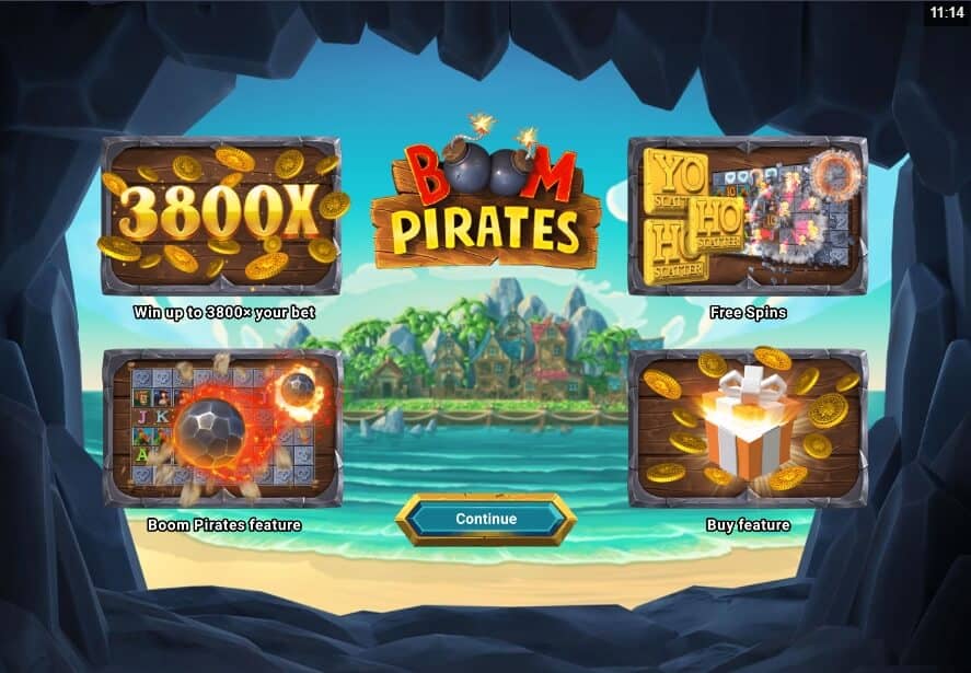 Boom Pirates สล็อต Microgaming จาก slotxo เล่น ฟรี