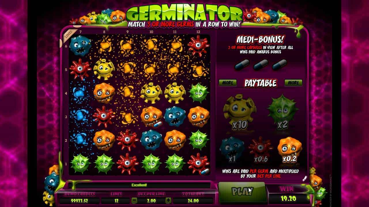 Germinator สล็อต Microgaming จาก slotxo 311