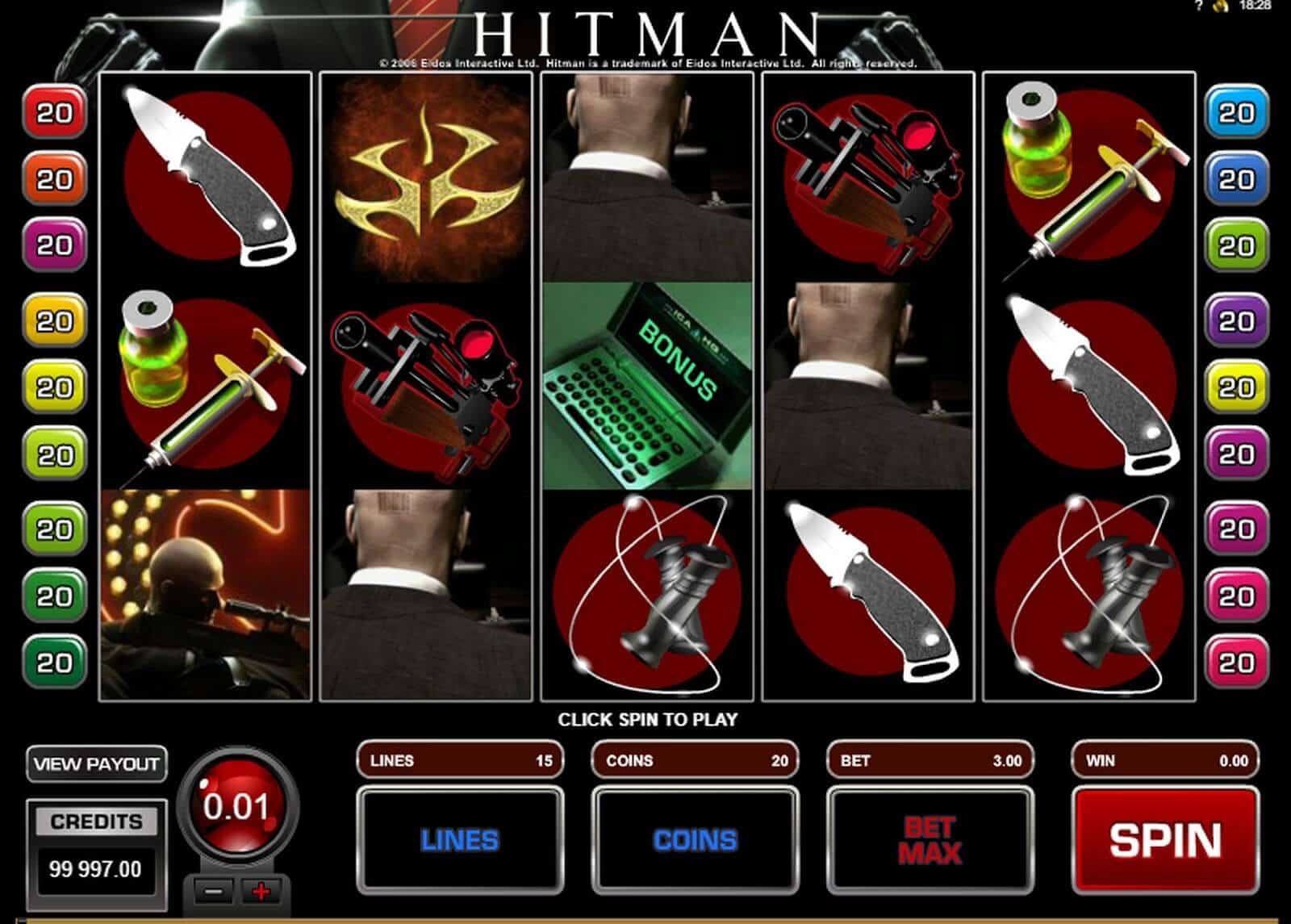 HitMan สล็อต Microgaming จาก slotxo รองรับวอลเลท