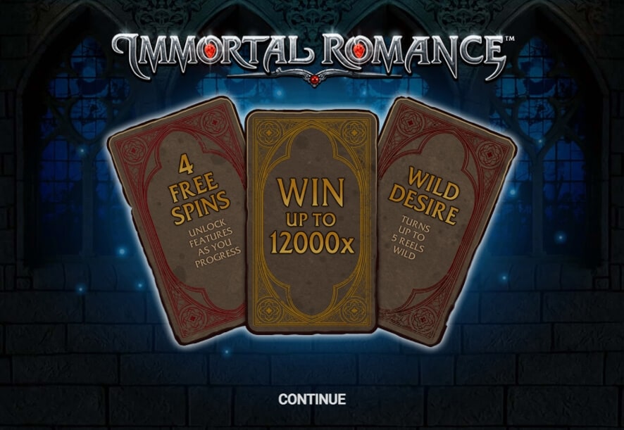 Immortal Romance สล็อต Microgaming จาก slotxo168