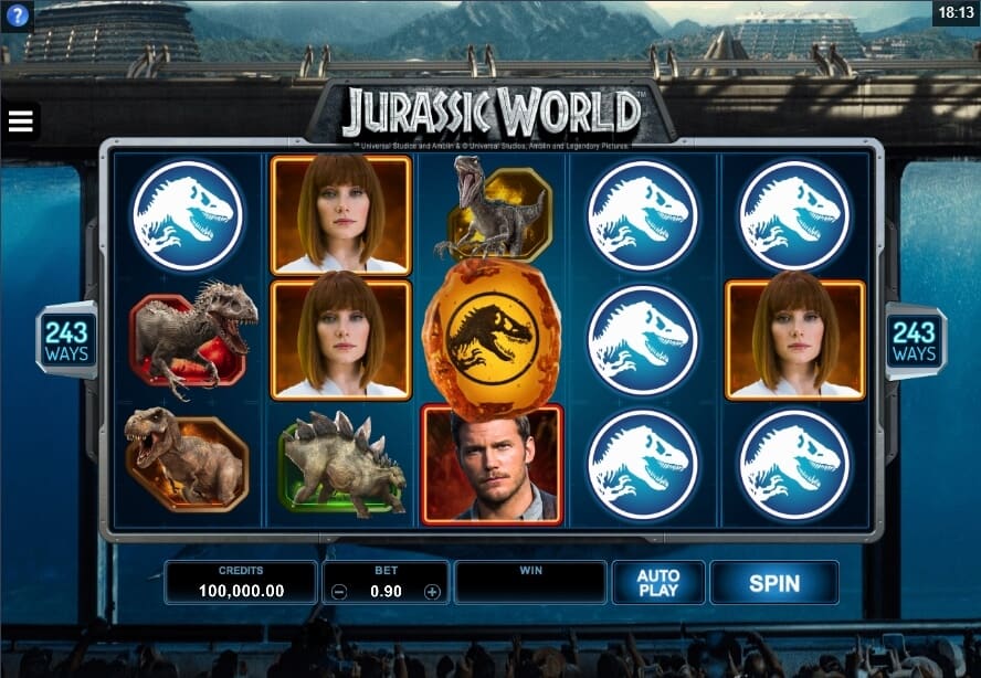 Jurassic World สล็อต Microgaming จาก slotxo เล่น ฟรี