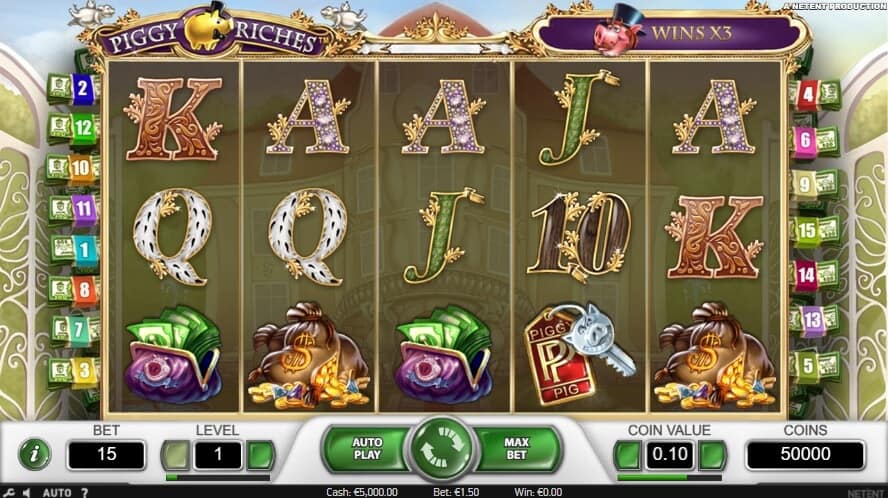 Piggy Riches สล็อต Microgaming จาก slot1234 slotxo