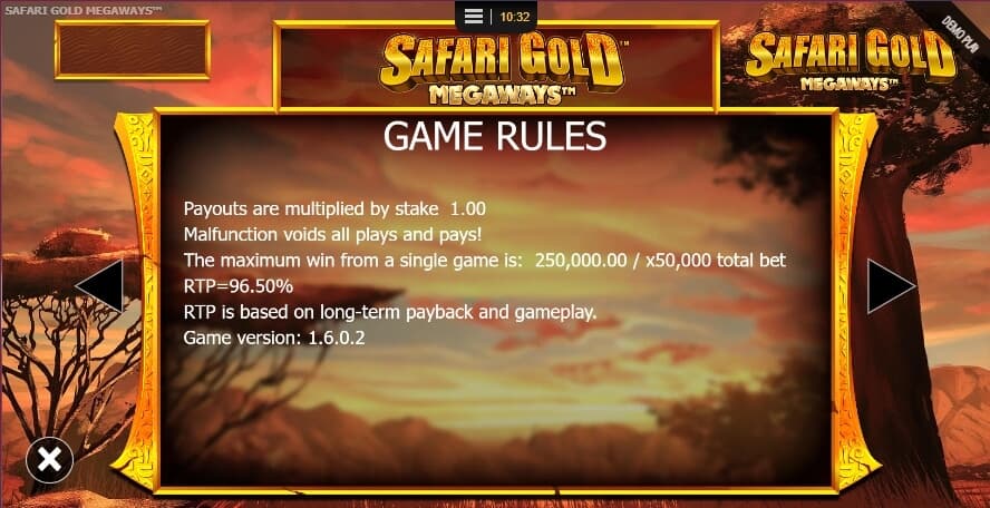 Safari Gold Megaways สล็อต Microgaming จาก slotxo888