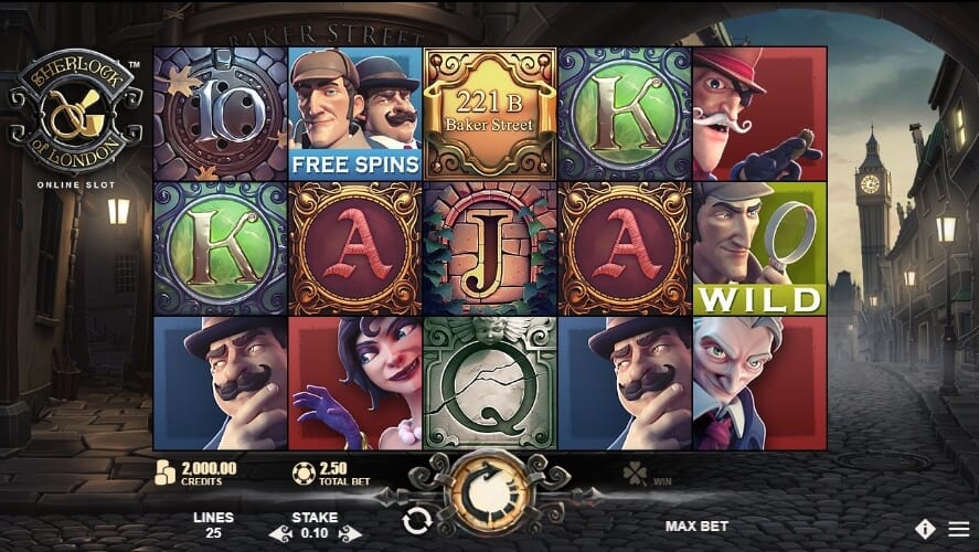 Sherlock of London สล็อต Microgaming จาก slotxo เล่น ฟรี