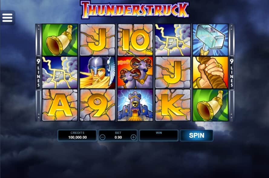 Thunderstruck สล็อต Microgaming จาก slotxo168