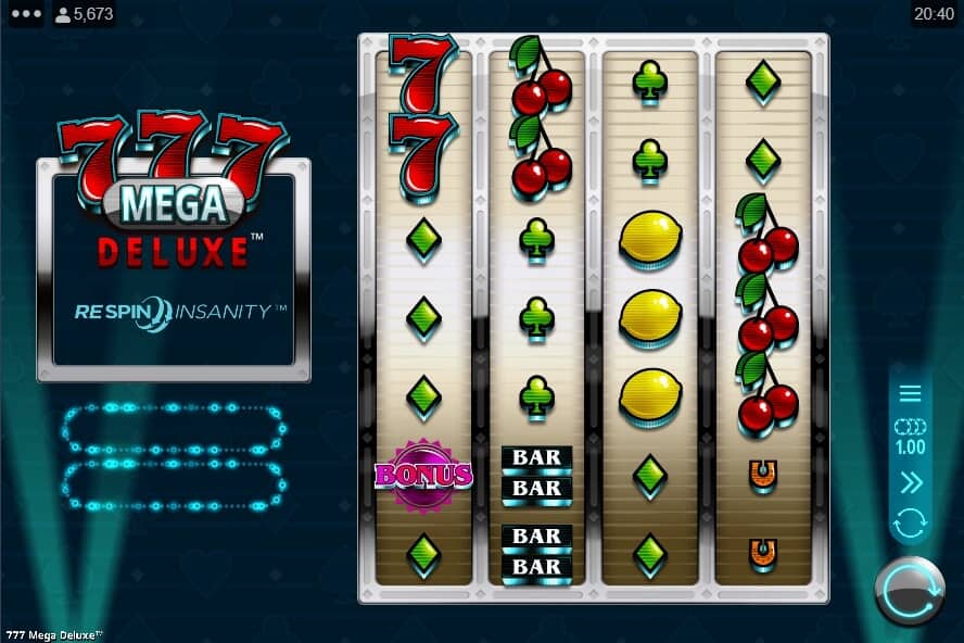 777 Mega Deluxe สล็อต Microgaming จาก slotxo24