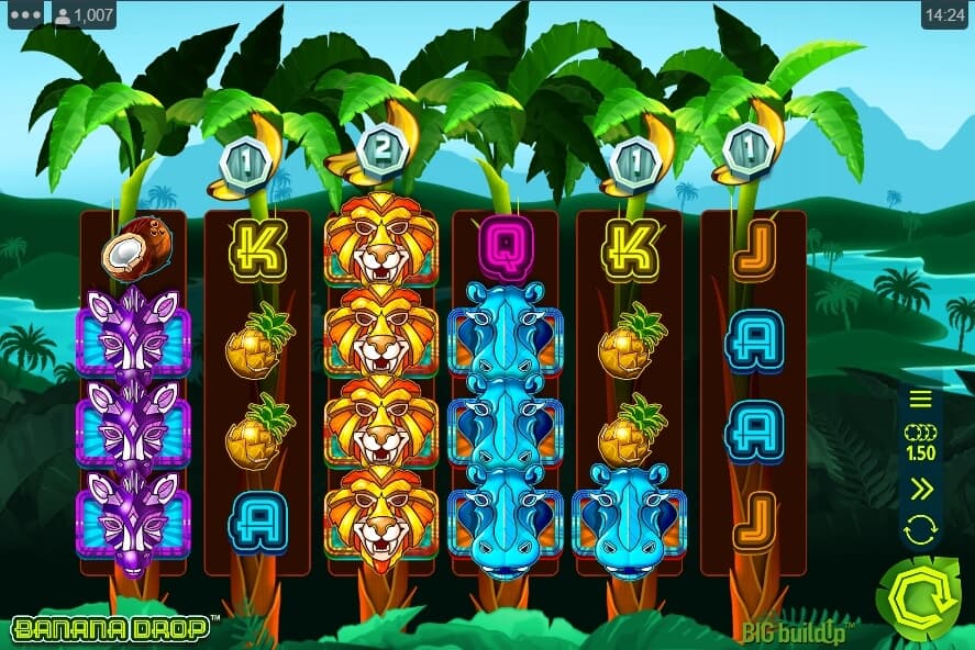 Banana Drop สล็อต Microgaming จาก เครดิตฟรี slotxo