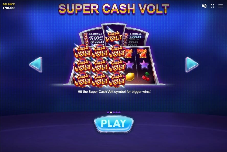 Cash Volt สล็อต Microgaming จาก slotxo 678