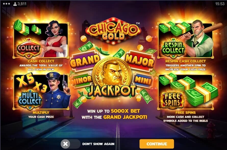 Chicago Gold สล็อต Microgaming จาก เกม สล็อต xo