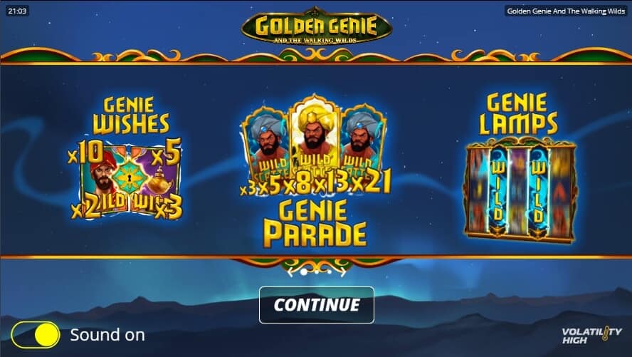 Golden Genie สล็อต Microgaming จาก slotxo download