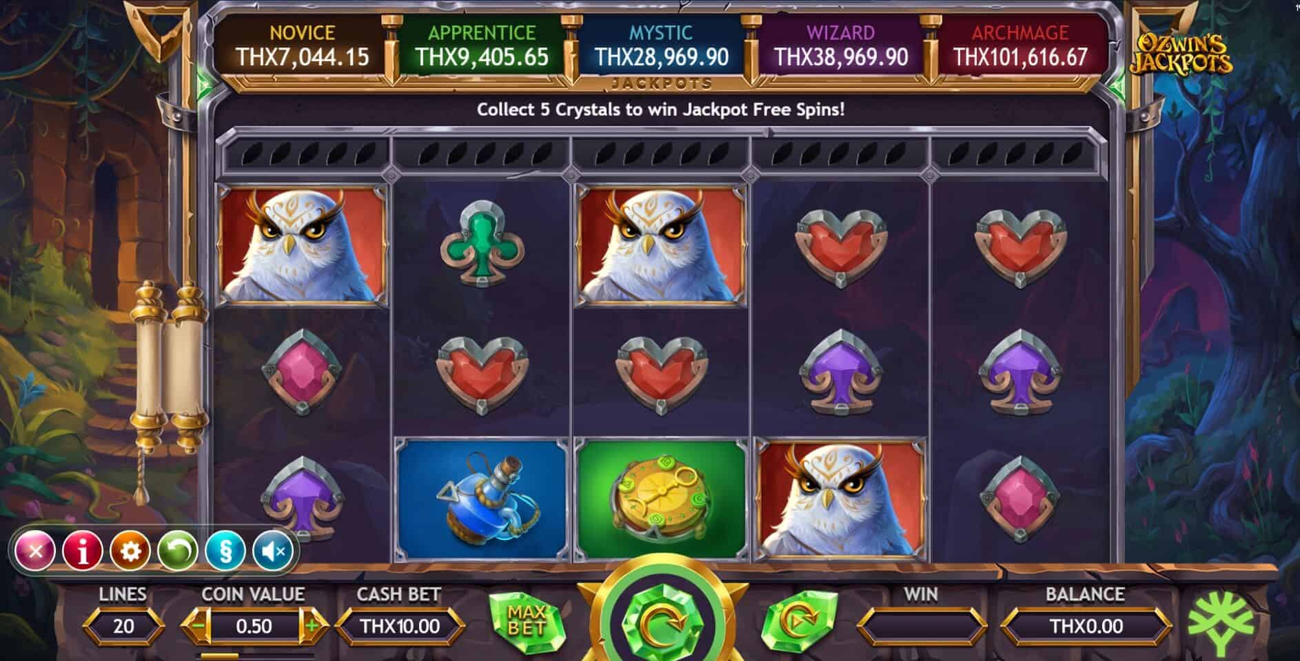 Ozwins Jackpots สล็อต เว็บตรง Yggdrasil slotxo เครดิตฟรี