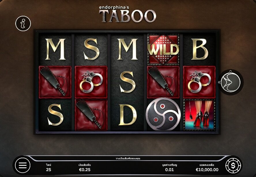 Taboo สล็อต Microgaming จาก slotxo auto