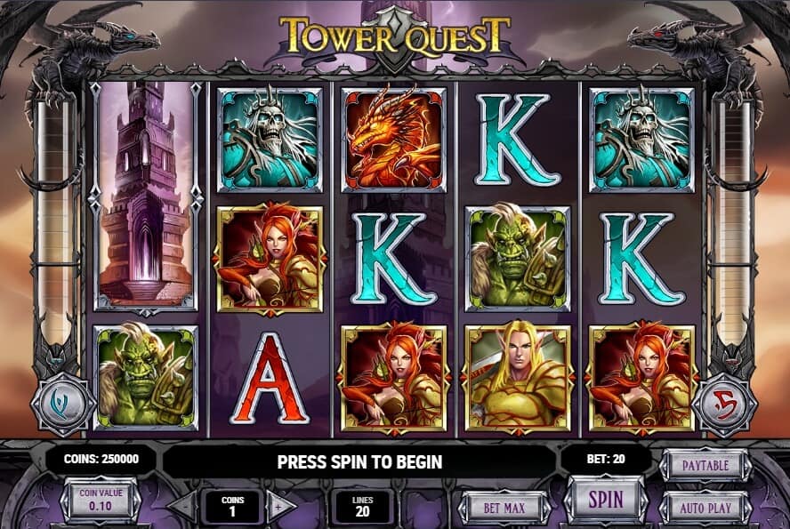 Tower Quest สล็อต Microgaming จาก slotxo เล่น ฟรี