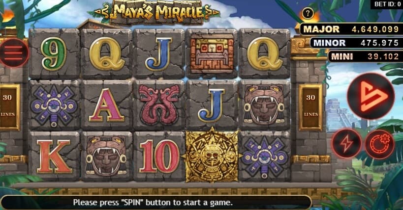 Maya's Miracle เกม สล็อต xo SimplePlay สล็อต