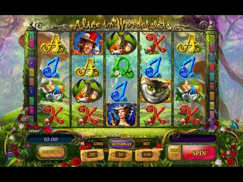 Alice In Wonderland SlotXO Game