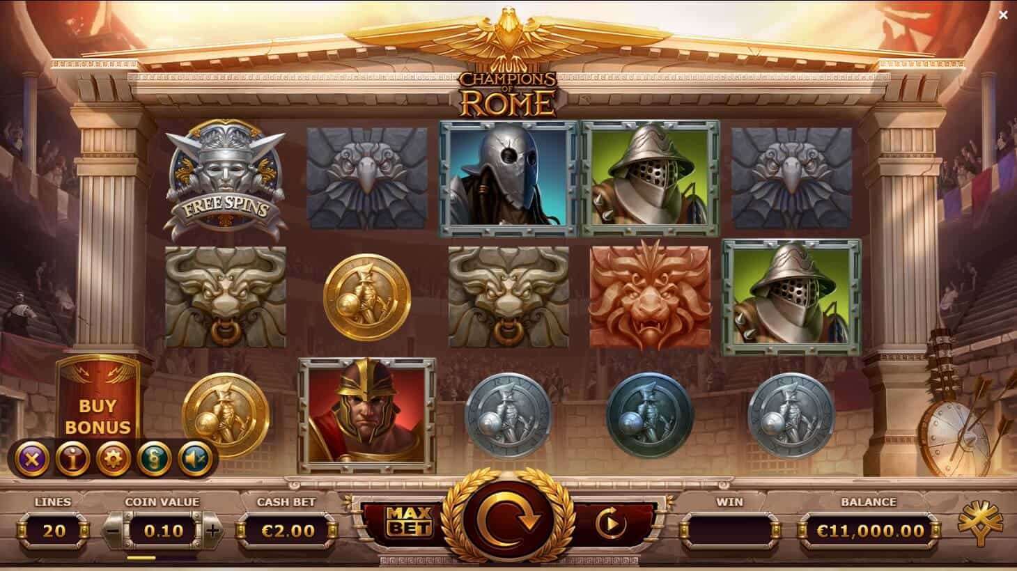 Champions Of Rome สล็อต เว็บตรง Yggdrasil slotxo mobile
