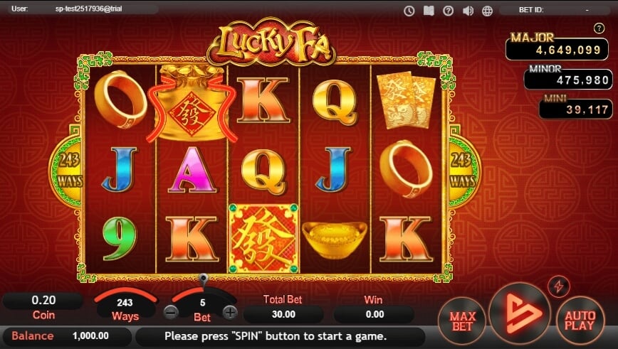 Lucky Fa สล็อต slotxo SimplePlay สล็อต