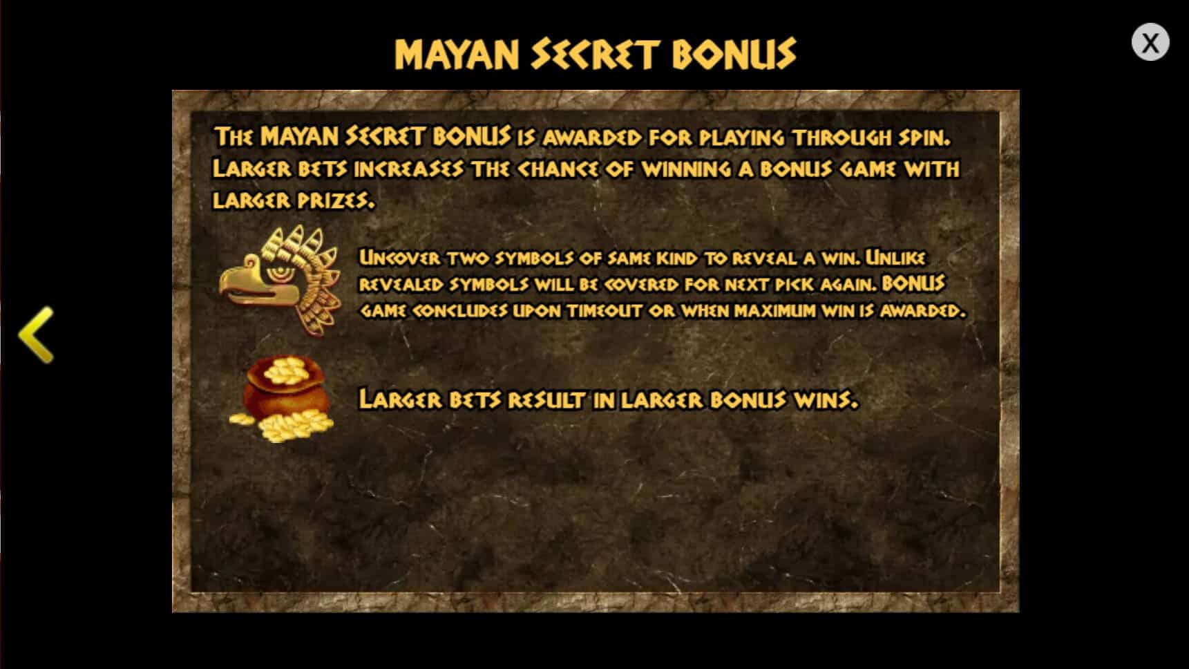 Mayan Gold สล็อต เว็บตรง KA Gaming แตกง่าย slotxo โบนัส 100