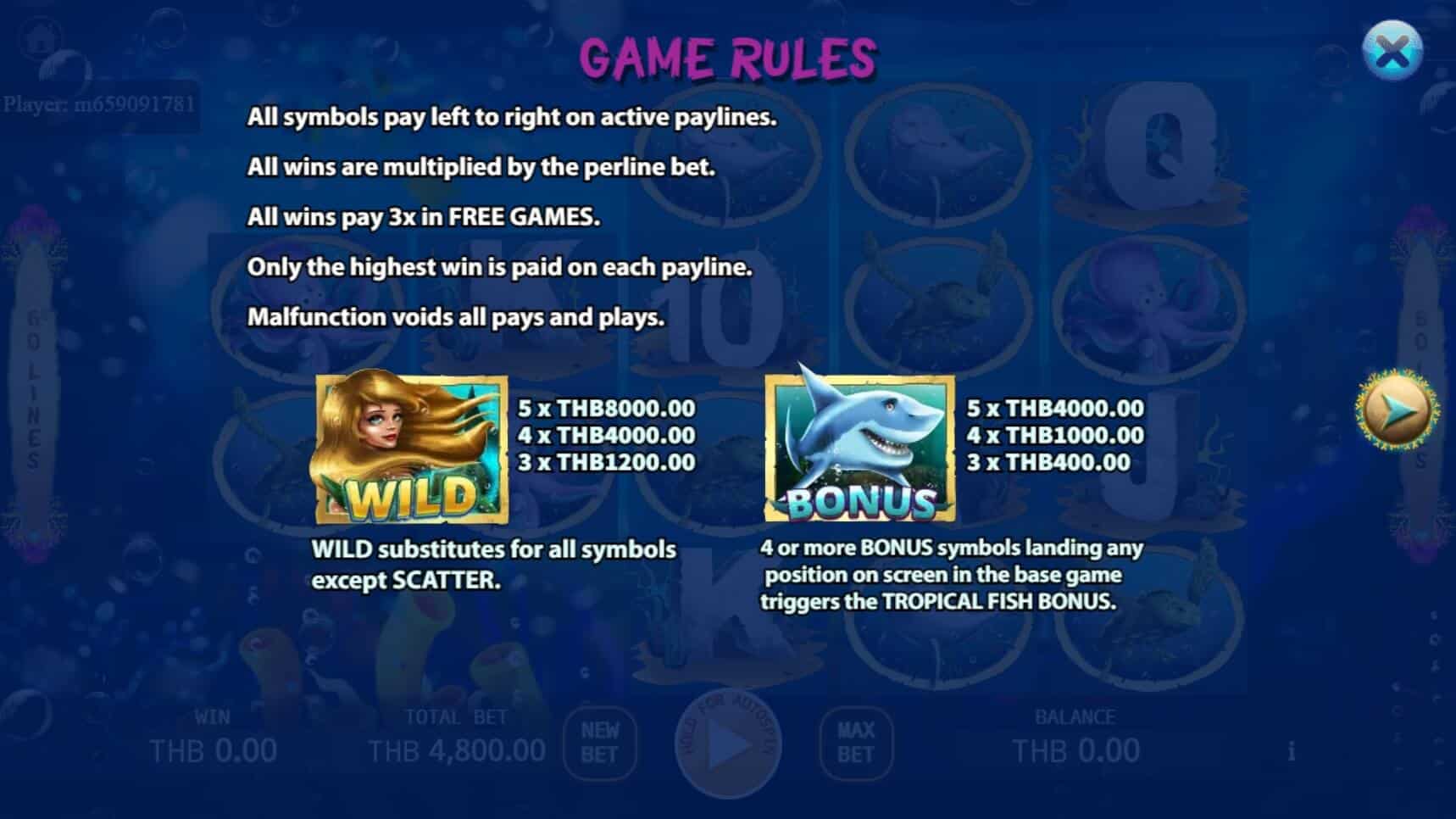 Mermaid Seas สล็อต เว็บตรง KA Gaming แตกง่าย slotxo game